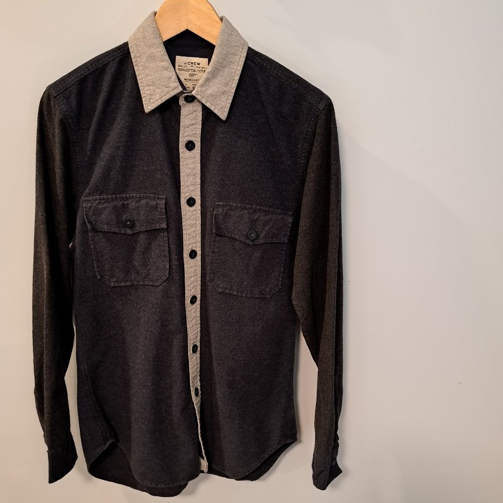 J. Crew men's small heavyweight chamois button down Workshirt